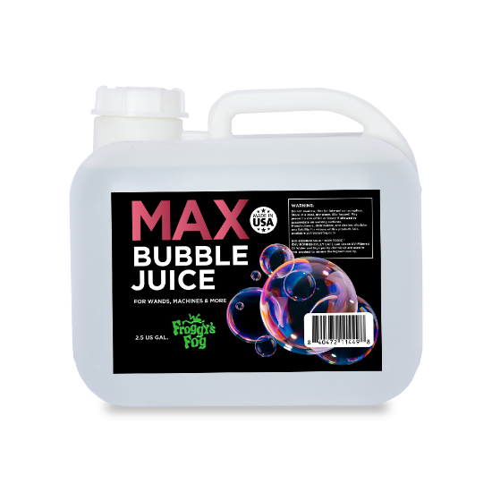 MAX Bubble Fluid - 10x the Bubbles from Ordinary Machines